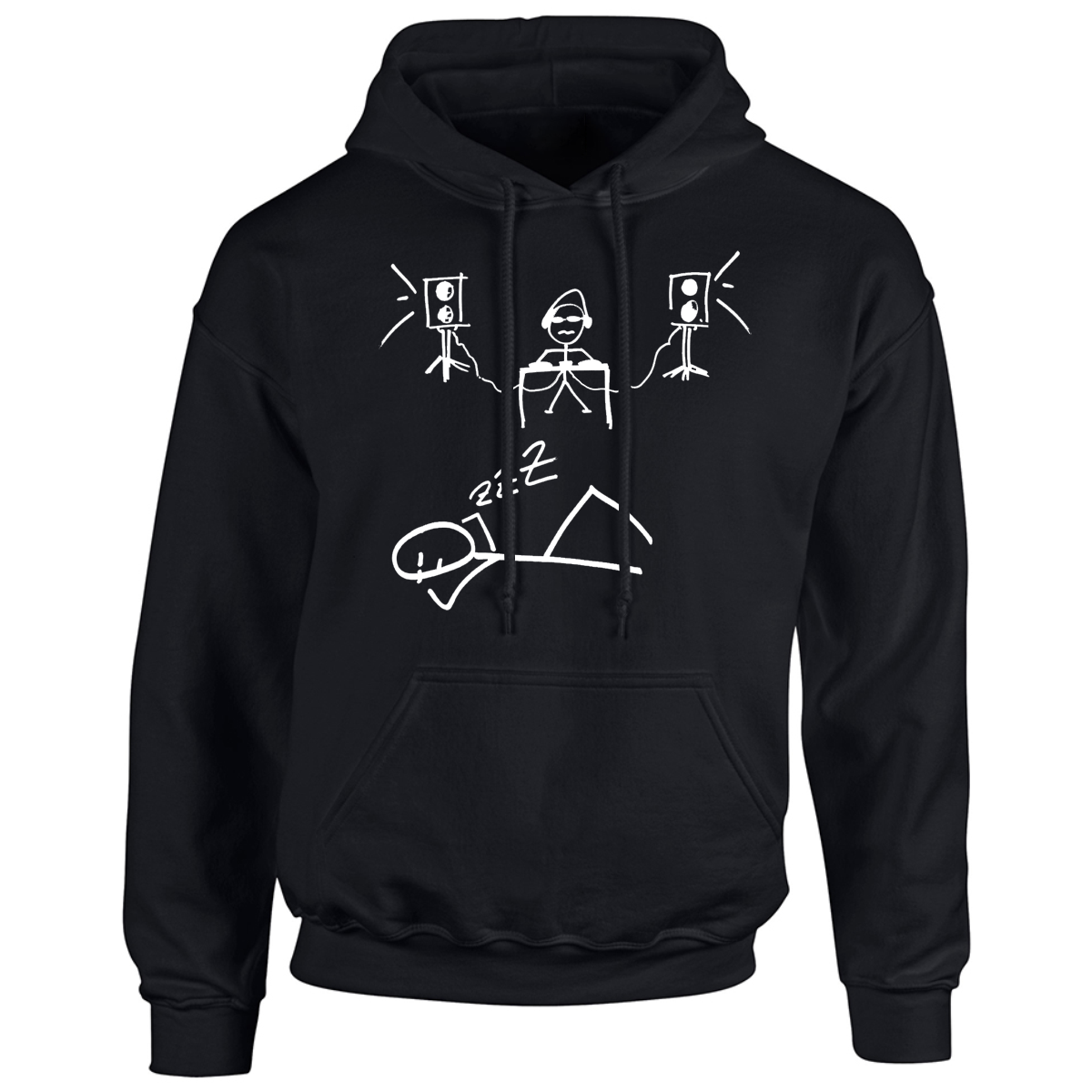 Bild von DU HAST GERATZT - HOODY [schwarz]